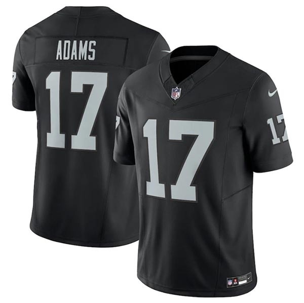 Men's Las Vegas Raiders #17 Davante Adams Black 2023 F.U.S.E Vapor Untouchable Stitched Football Jersey