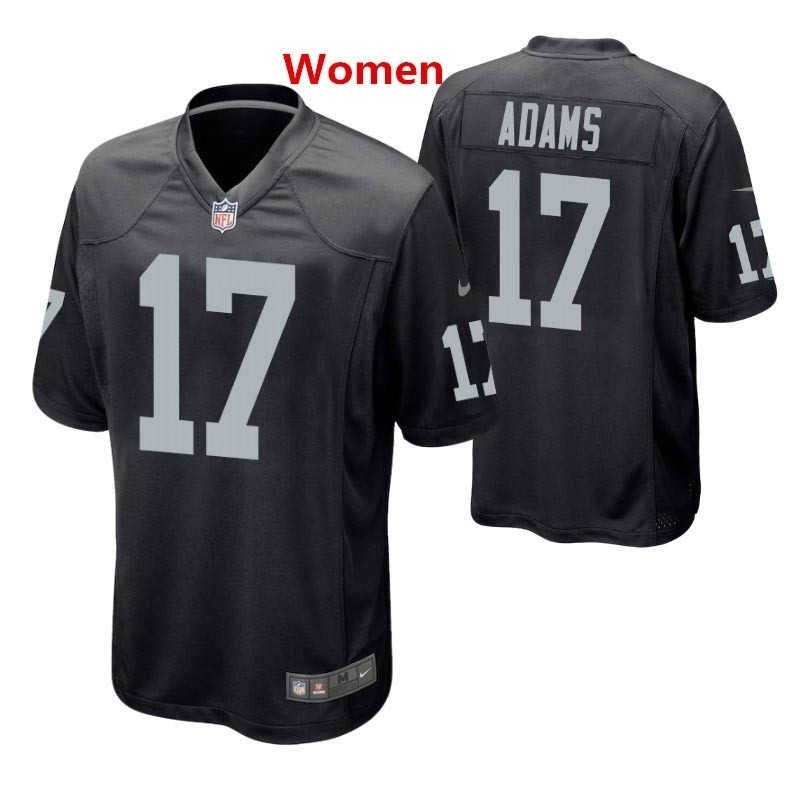 Women's Las Vegas Raiders #17 Davante Adams Black Jersey