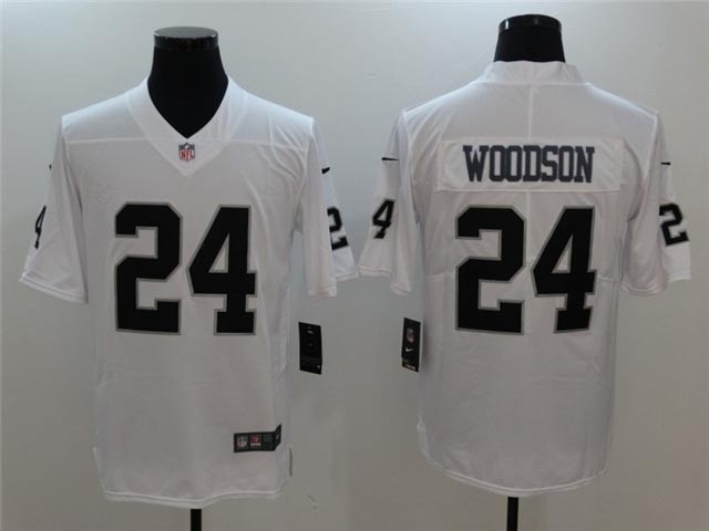 Youth Las Vegas Raiders #24 Charles Woodson White Vapor Limited Jersey