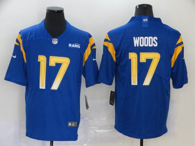 NFL Rams #17 Robert Woods Royal 2020 New Vapor Untouchable Limited Jersey