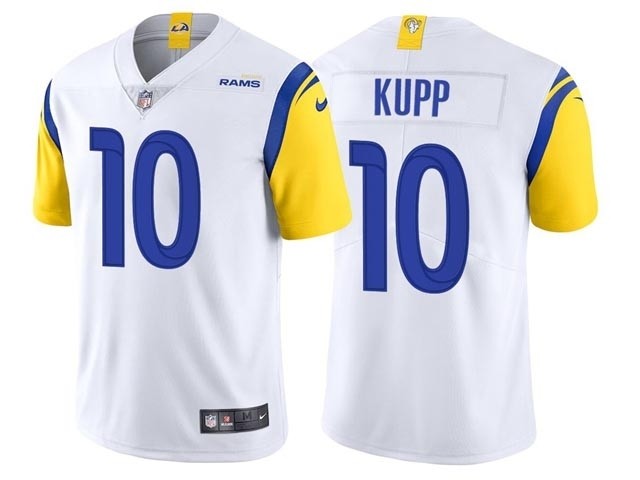 Los Angeles Rams #10 Cooper Kupp White Vapor Limited Jersey