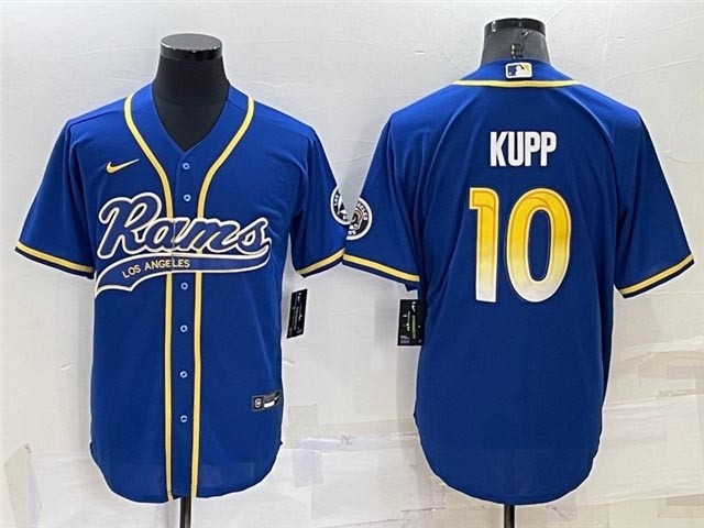 NFL Los Angeles Rams #10 Cooper Kupp Royal Baseball Cool Base Jersey