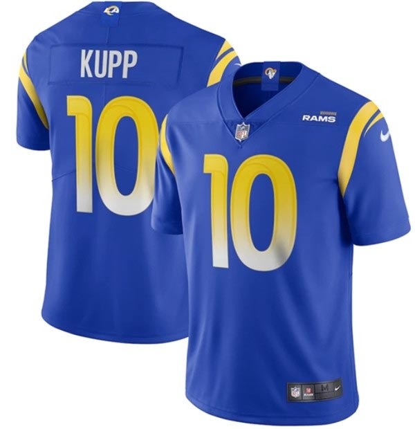 Youth Los Angeles Rams #10 Cooper Kupp 2020 Royal Vapor Limited Stitched Jersey