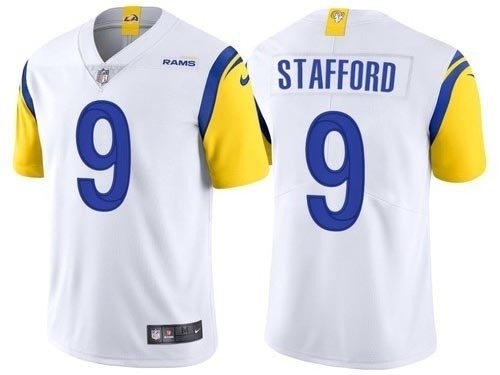 Youth Los Angeles Rams #9 Matthew Stafford White Vapor Limited Jersey