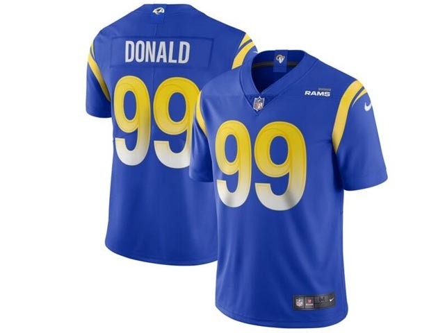 Youth Los Angeles Rams #99 Aaron Donald Royal Vapor Limited Jersey