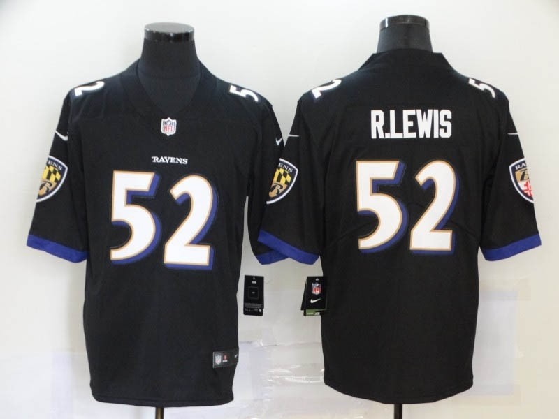 NFL Ravens #52 Ray Lewis Black Vapor Untouchable Limited Jersey