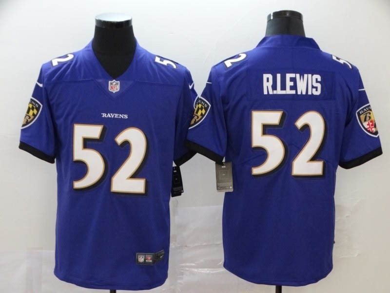 NFL Ravens #52 Ray Lewis Purple Vapor Untouchable Limited Jersey