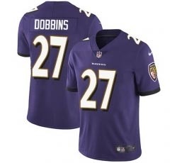 Nike Ravens #27 J.K. Dobbins Purple Team Color Men Stitched NFL Vapor Untouchable Limited Jersey