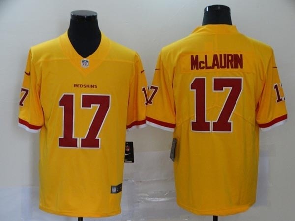 NFL Washington Redskins McLaurin #17 Yellow Vapor Untouchable Limited Jersey