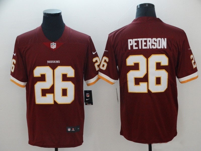 NFL Washington Redskins #26 Adrian Peterson Red Vapor Untouchable Limited Jersey