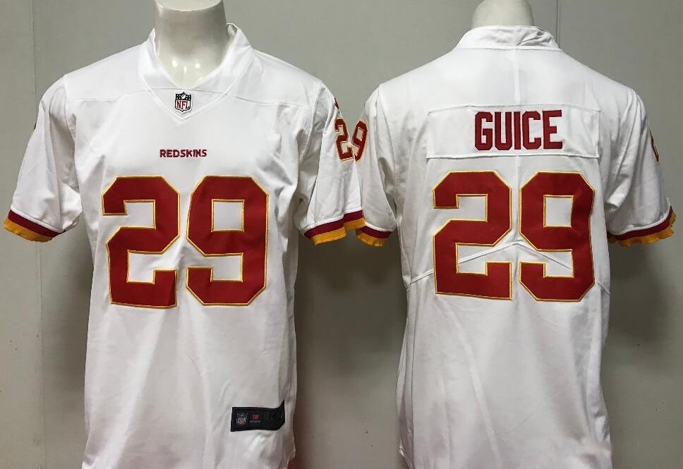 NFL Washington Redskins #29 Derrius Guice White Vapor Untouchable Limited Jersey