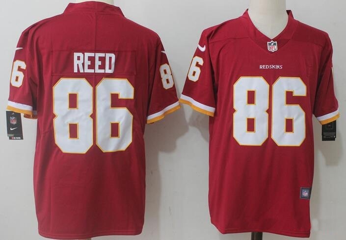 NFL Washington Redskins #86 Jordan Reed Red Vapor Untouchable Limited Jersey