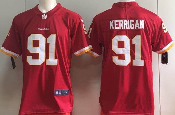 NFL Washington Redskins #91 Ryan Kerrigan Red Vapor Untouchable Limited Jersey