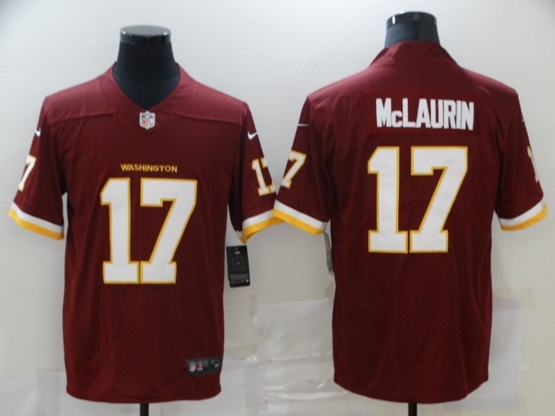 Nike Washington Redskins #17 Terry McLaurin Red Vapor Untouchable Limited Jersey