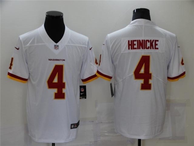 Washington Football Team #4 Taylor Heinicke White Vapor Limited Jersey