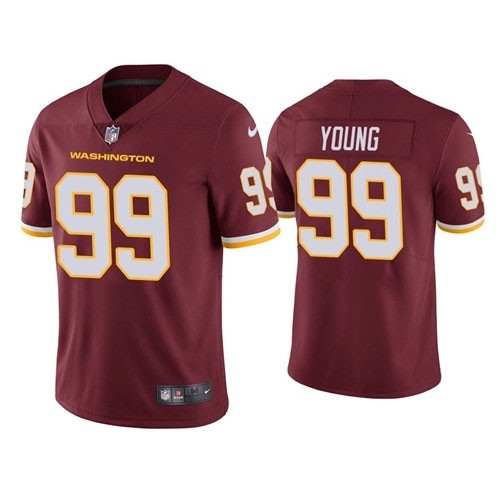 Youth Nike Washington #99 Chase Young Red 2020 big Logo Name Vapor Untouchable Limited Jersey