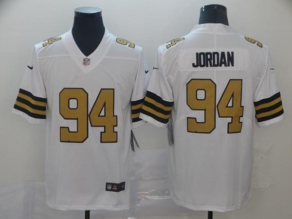 NFL New Orleans Saints Jordan #94 white Rush Limited Jersey