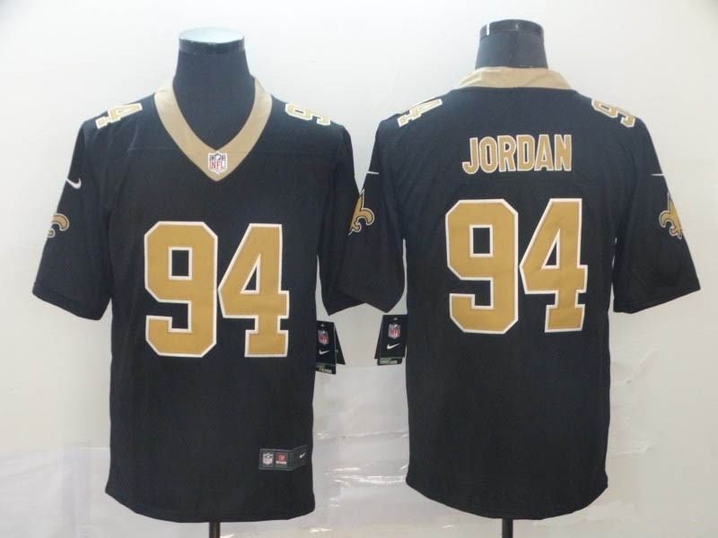 NFL New Orleans Saints #94 Cameron Jordan Black Vapor Untouchable Limited Jersey