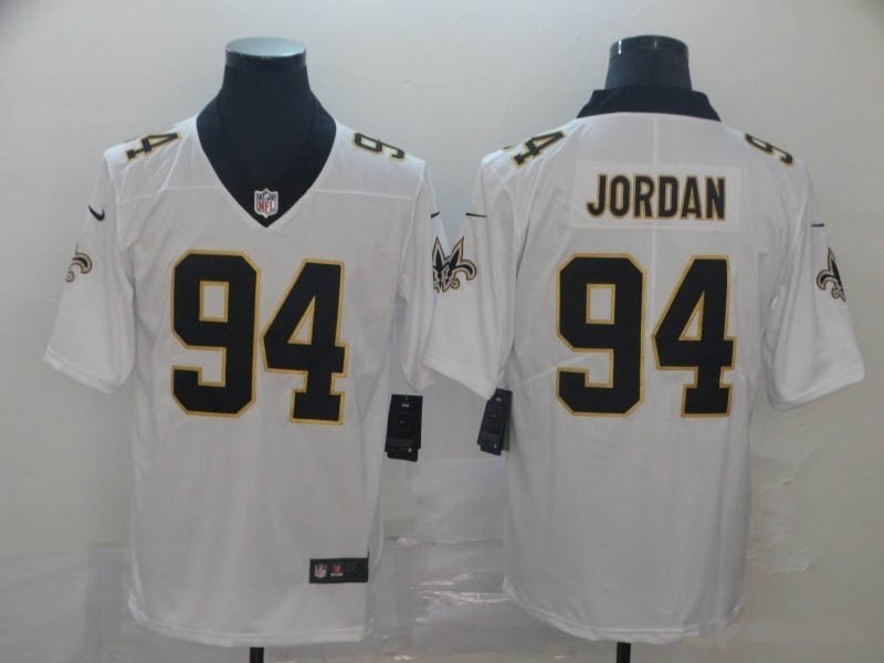 NFL New Orleans Saints #94 Cameron Jordan White Vapor Untouchable Limited Jersey