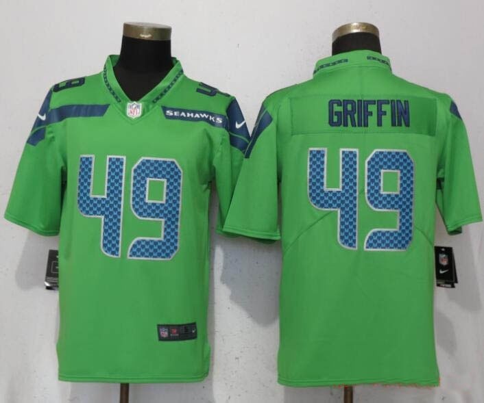 NFL Seattle Seahawks #49 Shaquem Griffin Green Vapor Untouchable Limited Jersey