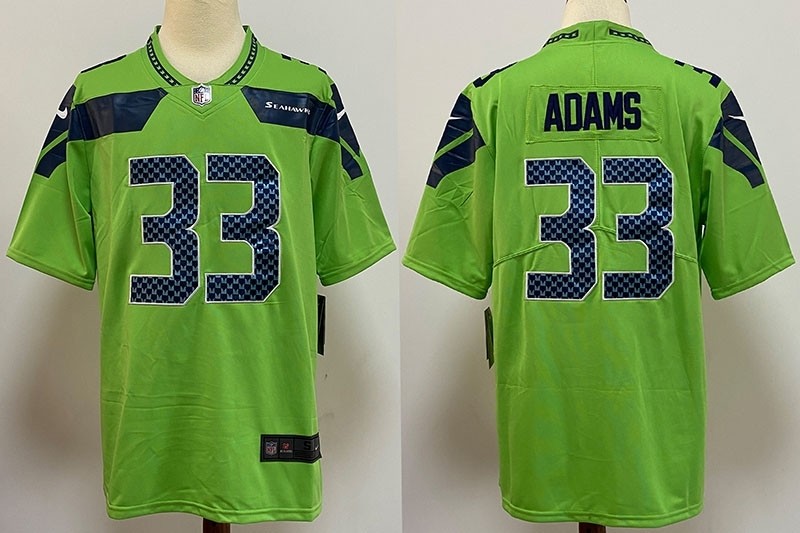 NFL Seattle Seahawks #33 Jamal Adams Green Vapor Untouchable Limited Jersey