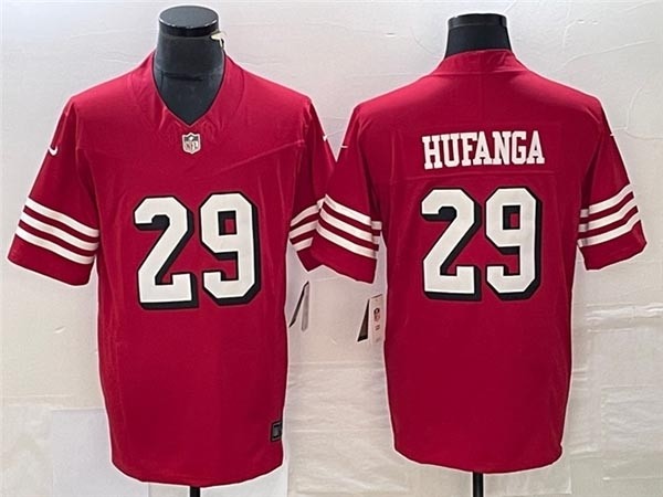 Men's San Francisco 49ers #29 Talanoa Hufanga Alternate Red 2023 F.U.S.E. Vapor Untouchable Limited Stitched Football Jersey