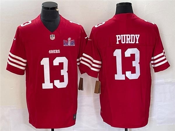 Men's San Francisco 49ers #13 Brock Purdy Red Super Bowl LVIII F.U.S.E. Limited Jersey