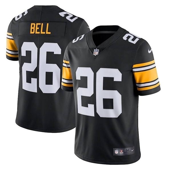 NFL Steelers Bell #26 black Vapor Untouchable Limited Player Jersey