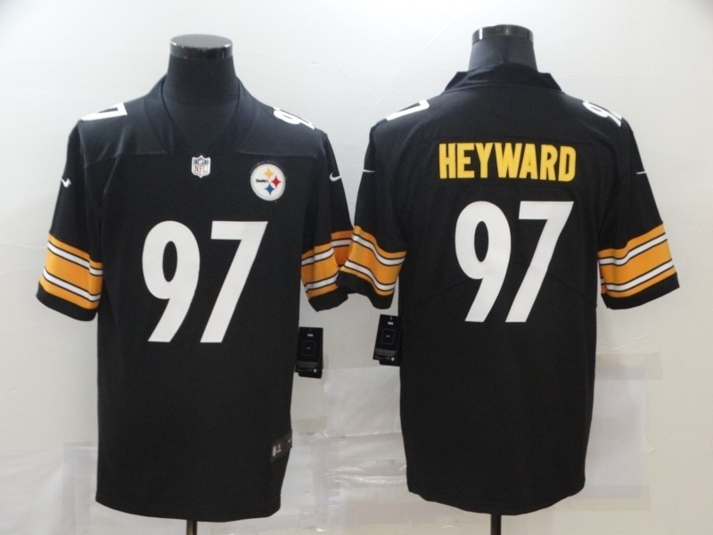 NFL Steelers #97 Cameron Heyward black Vapor Untouchable Limited Jersey