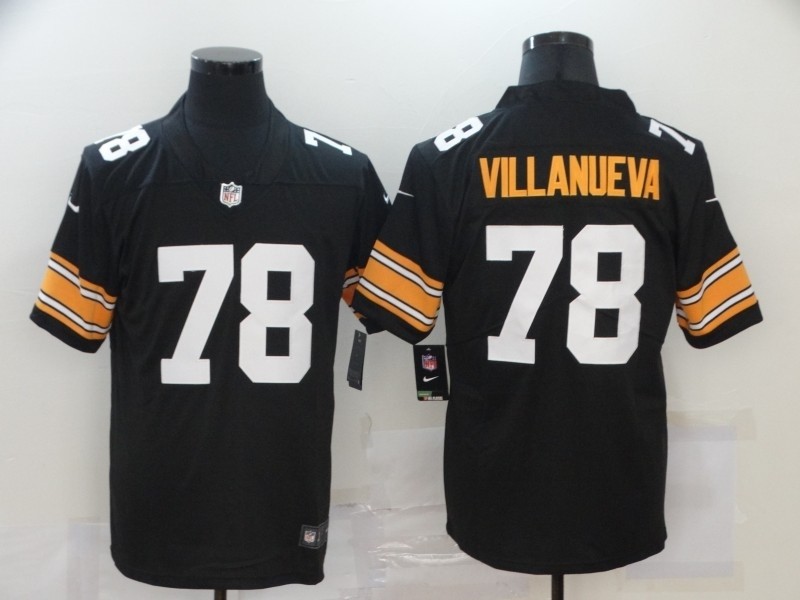 Nike Steelers #78 Alejandro Villanueva black New 2018 Legend Jersey