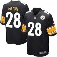 Nike Steelers #28 T.Y. Hilton Black Vapor Untouchable Player Limited Jersey