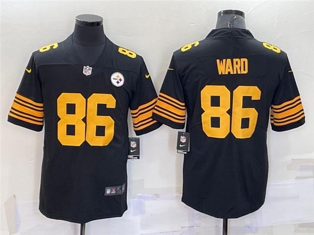 Men's Pittsburgh Steelers #86 Hines Ward Black Color Rush Limited Jersey