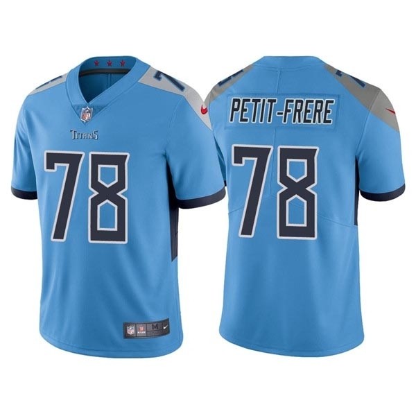 Men's Tennessee Titans #78 Nicholas Petit-Frere Blue Vapor Untouchable Stitched Jersey