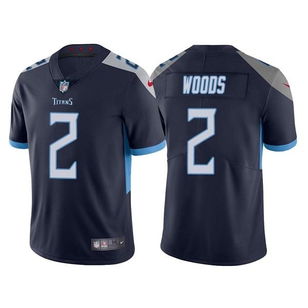 Youth Tennessee Titans #2 Robert Woods Navy Vapor Untouchable Limited Stitched Jersey