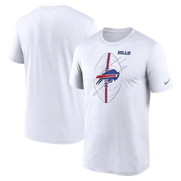 Men's Buffalo Bills White Legend Icon Performance T-Shirt