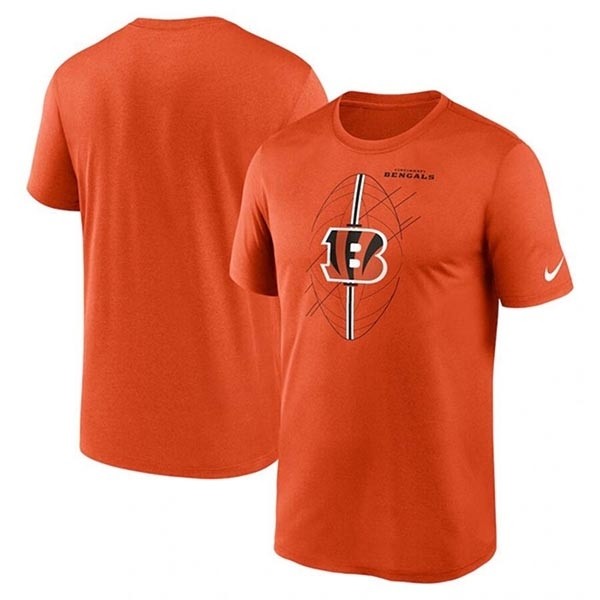 Men's Cincinnati Bengals Orange Legend Icon Performance T-Shirt