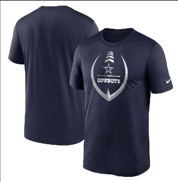 Men's Dallas Cowboys Navy Legend Icon Ring Performance T-Shirt