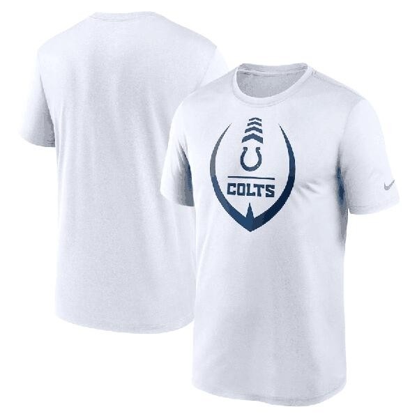 Men's Indianapolis Colts White Legend Icon Ring Performance T-Shirt