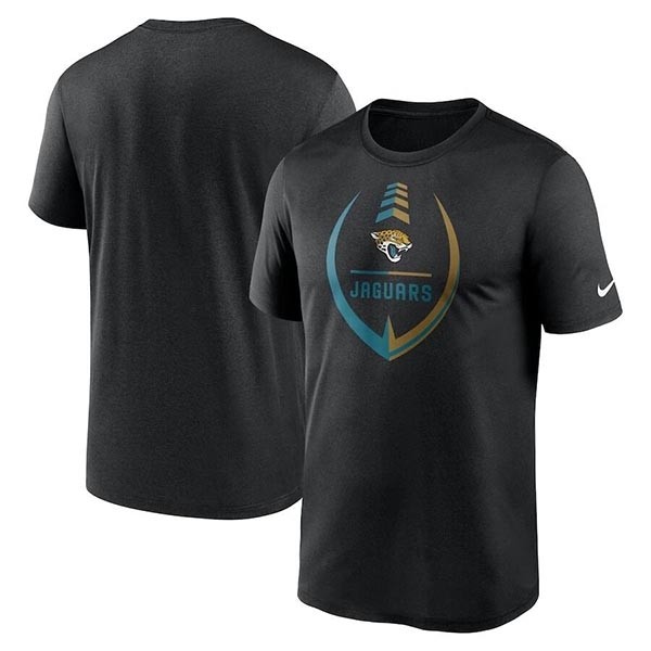 Men's Jacksonville Jaguars Black Legend Icon Ring Performance T-Shirt