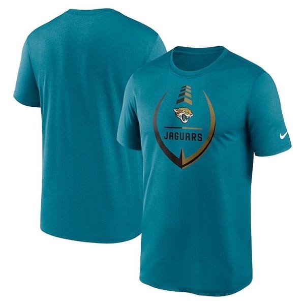 Men's Jacksonville Jaguars Green Legend Icon Ring Performance T-Shirt