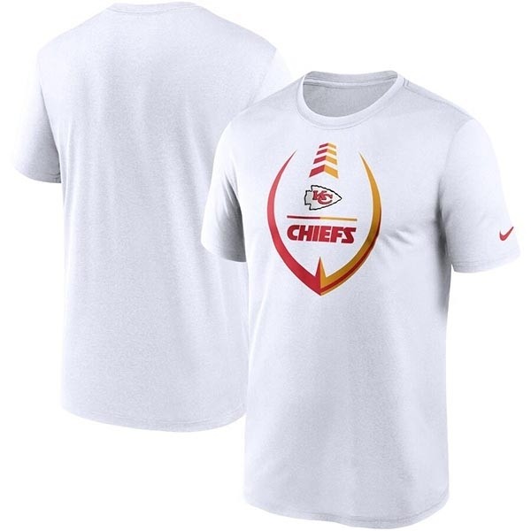 Men's Kansas City Chiefs White Legend Icon Ring Performance T-Shirt