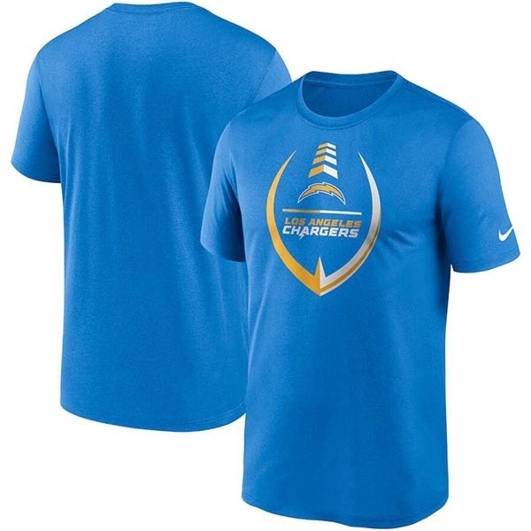 Men's Los Angeles Chargers Blue Legend Icon Ring Performance T-Shirt