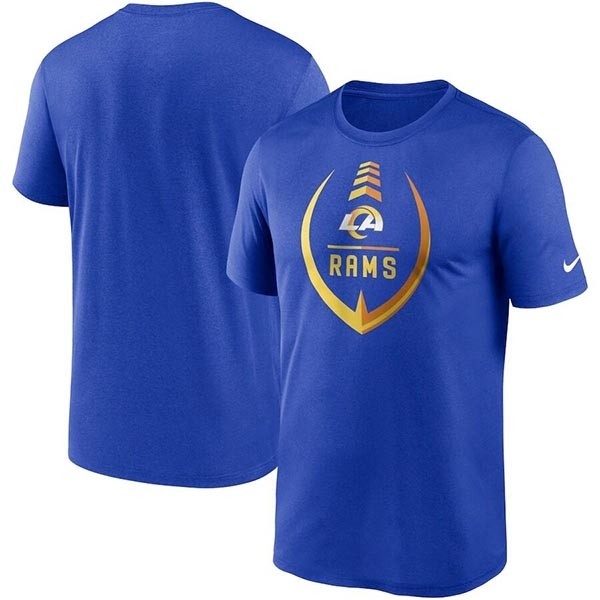 Men's Los Angeles Rams Royal Legend Icon Ring Performance T-Shirt