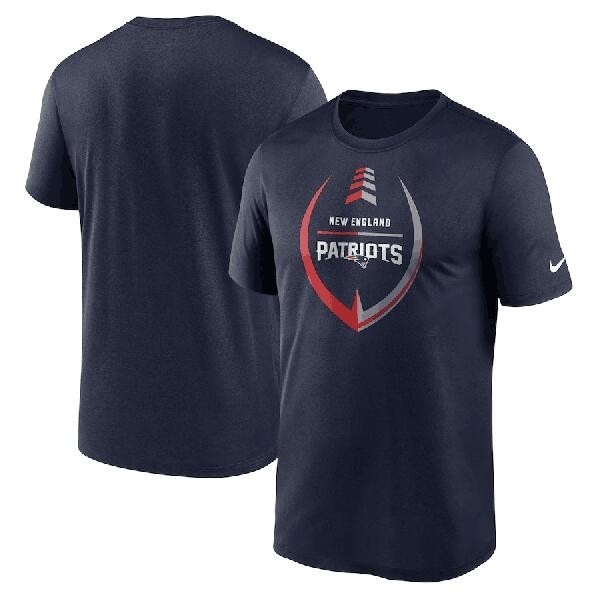 Men's New England Patriots Navy Legend Icon Ring Performance T-Shirt