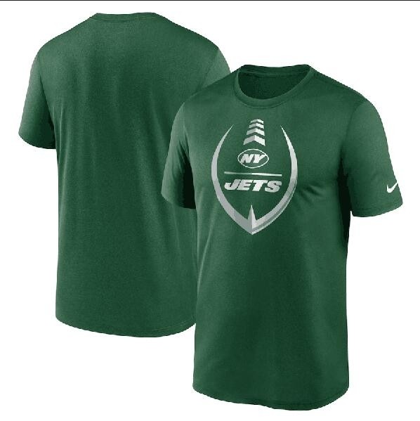 Men's New York Jets Green Legend Icon Ring Performance T-Shirt