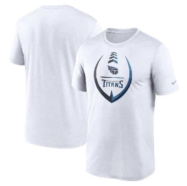 Men's Tennessee Titans White Legend Icon Ring Performance T-Shirt