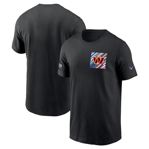 Men's Washington Commanders Black 2023 Crucial Catch Sideline Tri-Blend T-Shirt