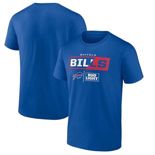 Men's Buffalo Bills Blue X Bud Light T-Shirt