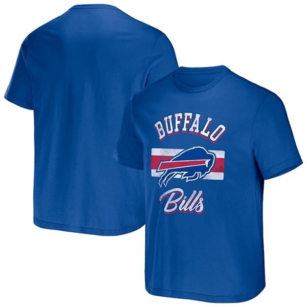 Men's Buffalo Bills Blue X Darius Rucker Collection Stripe T-Shirt