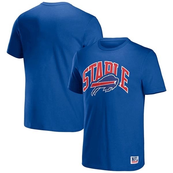 Men's Buffalo Bills X Staple Blue Logo Lockup T-Shirt